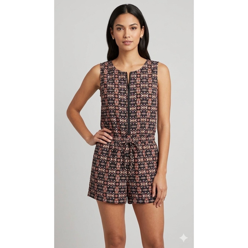 Green Coast Romper Medium Boho